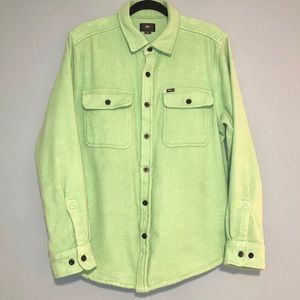 Obey outpost button-up chunky flannel